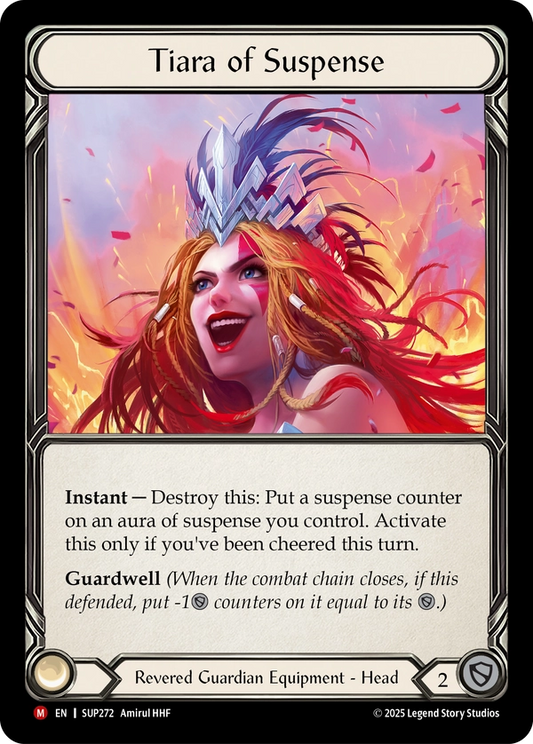 (272) Flesh & Blood TCG Super Slam Single: Tiara of Suspense (Cold Foil)  Majestic