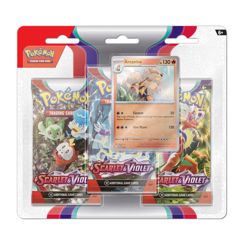Pokemon TCG: Scarlet & Violet Triple Pack - Arcanine