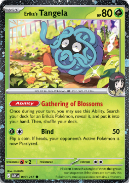 (007/217) Pokemon TCG Ascended Heroes: Additionals Single: Erika's Tangela   Promo