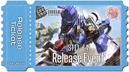 Gundam TCG: ST11-14 Release Event - Tue 29th September 2026