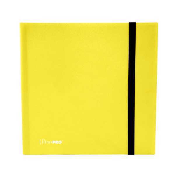 Ultra Pro 12-Pocket Eclipse PRO-Binder - Lemon Yellow