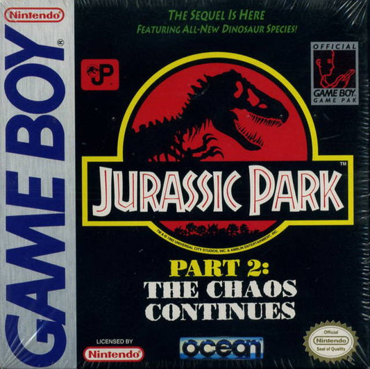 GameBoy: Jurassic Park Part 2: The Chaos Continues
