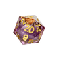 Fanroll - Individual D20 Elixir Liquid Core Dice: Aether Abstract