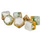 Fanroll 16mm Resin Poly Dice Set: Kiwi