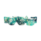 Fanroll - 16mm Resin Poly Dice Set - Eternal Teal / Black