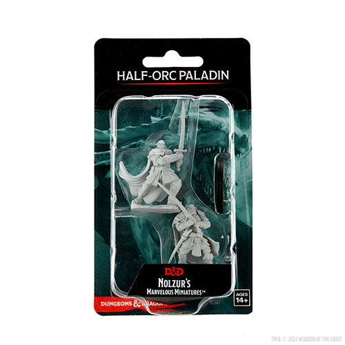 D&D Nolzurs Marvelous Miniatures: Half-Orc Paladin Male - Wave 15