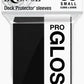 Ultra Pro: Pro Gloss Small Deck Protectors (60 ct) - Black