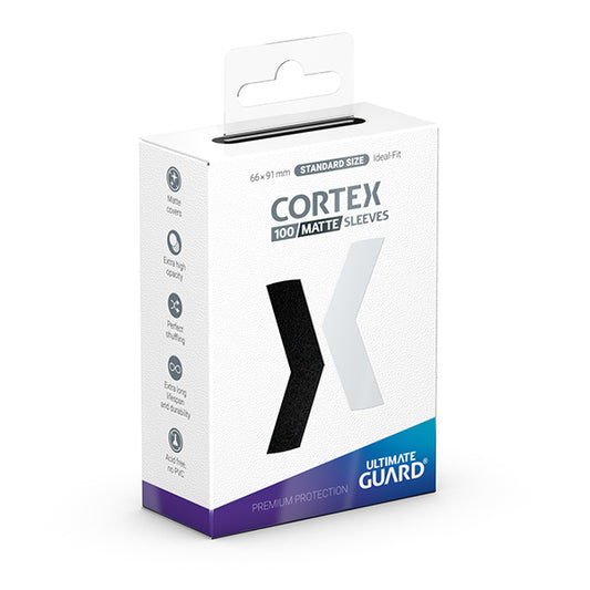 Ultimate Guard: Cortex Sleeves Standard Size: Matte Black 100pk