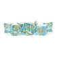 Fanroll - 16mm Resin Polyhedral Dice Set: Blue w/ Gold Foil