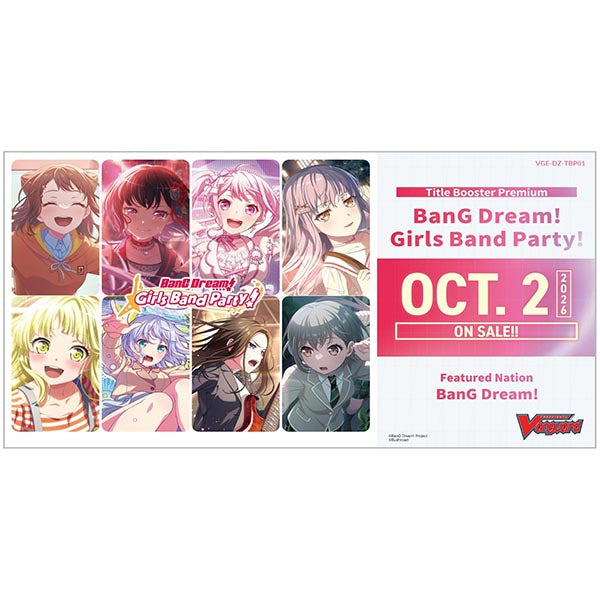Cardfight Vanguard - BanG Dream! Girls Band Party! Premium Booster Pack