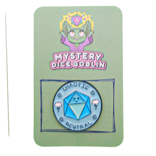 Mystery Dice Goblin: Chaotic Neutral Bluel Pin