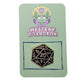 Mystery Dice Goblin: Black D20 Pin
