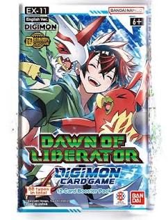 Digimon Card Game (CG): Extra Booster: Dawn Of Liberator (EX-11) Booster Pack