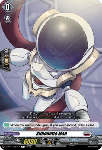 (083) Cardfight Vanguard Clash of the Heroes Single: Silhouette Man [D-Format]  Common