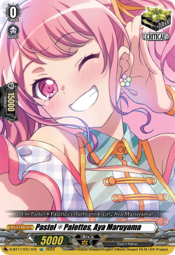 (EX11) Cardfight Vanguard Clash of the Heroes Single: Pastel Palettes, Aya Maruyama [D-Format] (V.1 - Feature Rare)  Feature Rare