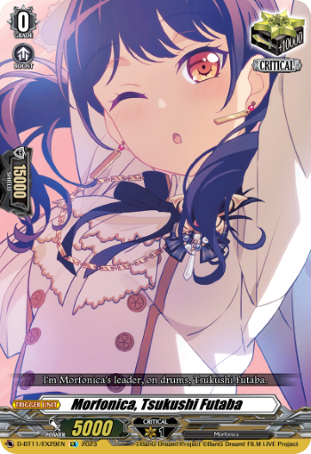 (EX29) Cardfight Vanguard Clash of the Heroes Single: Morfonica, Tsukushi Futaba [D-Format] (V.2 - Feature Rare)  Feature Rare