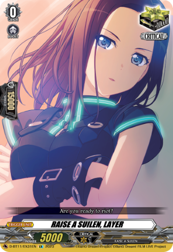 (EX31) Cardfight Vanguard Clash of the Heroes Single: RAISE A SUILEN, LAYER [D-Format] (V.1 - Feature Rare)  Feature Rare