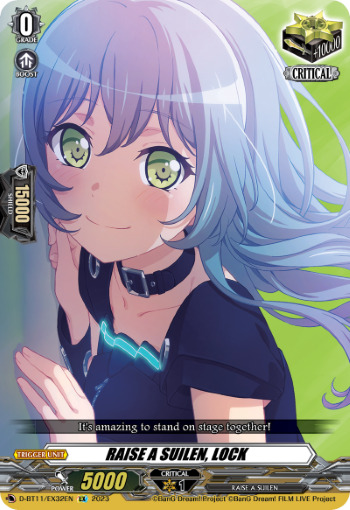 (EX32) Cardfight Vanguard Clash of the Heroes Single: RAISE A SUILEN, LOCK [D-Format] (V.2 - Feature Rare)  Feature Rare
