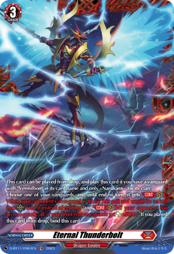 (FR07) Cardfight Vanguard Clash of the Heroes Single: Eternal Thunderbolt [D-Format] (V.2 - Feature Rare)  Feature Rare