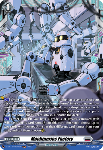 (FR24) Cardfight Vanguard Clash of the Heroes Single: Machineries Factory [D-Format] (V.2 - Feature Rare)  Feature Rare