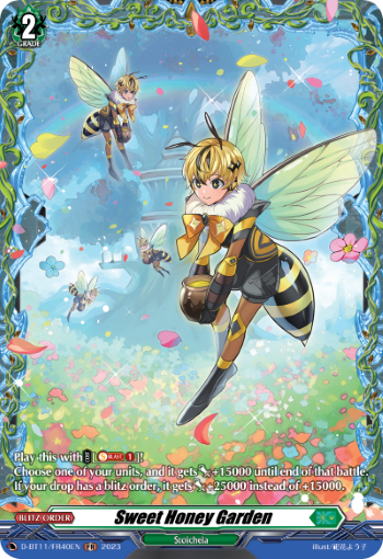 (FR40) Cardfight Vanguard Clash of the Heroes Single: Sweet Honey Garden [D-Format] (V.2 - Feature Rare)  Feature Rare