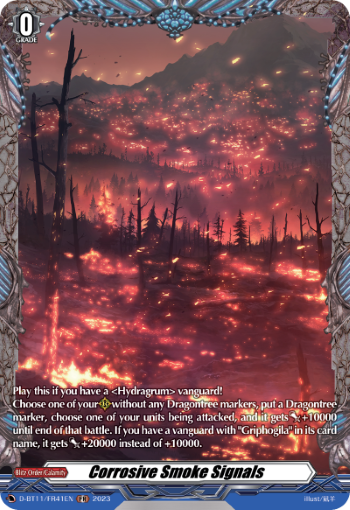 (FR41) Cardfight Vanguard Clash of the Heroes Single: Corrosive Smoke Signals [D-Format] (V.2 - Feature Rare)  Feature Rare