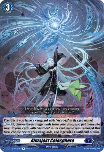 (044) Cardfight Vanguard Evenfall Onslaught Single: Almajest Celesphere [D-Format] (V.1 - Rare)  Rare
