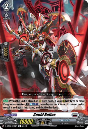 (045) Cardfight Vanguard Evenfall Onslaught Single: Gould Beltas [D-Format] (V.1 - Rare)  Rare