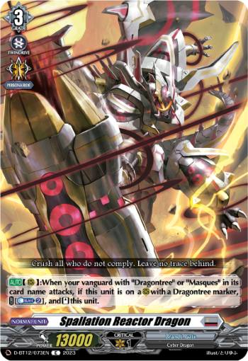 (073) Cardfight Vanguard Evenfall Onslaught Single: Spallation Reactor Dragon [D-Format]  Common