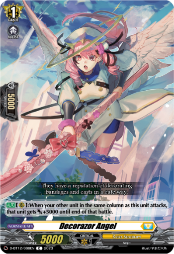 (088) Cardfight Vanguard Evenfall Onslaught Single: Decorazor Angel [D-Format]  Common