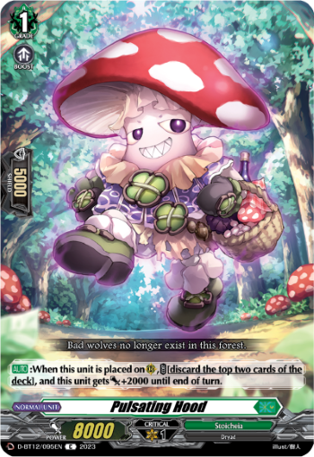 (095) Cardfight Vanguard Evenfall Onslaught Single: Pulsating Hood [D-Format]  Common