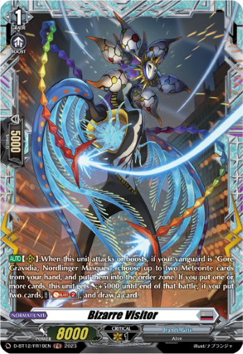 (FR19) Cardfight Vanguard Evenfall Onslaught Single: Bizarre Visitor [D-Format] (V.2 - Frame Rare)  Frame Rare