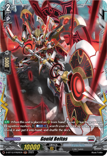 (FR20) Cardfight Vanguard Evenfall Onslaught Single: Gould Beltas [D-Format] (V.2 - Frame Rare)  Frame Rare