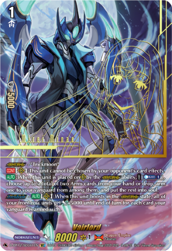 (SEC01) Cardfight Vanguard Evenfall Onslaught Single: Vairlord [D-Format] (V.3 - Secret Rare)  Secret Rare