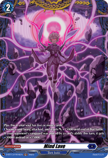 (FR16) Cardfight Vanguard Flight of Chakrabarthi Single: Mind Lave [D-Format] (V.2 - Frame Rare)  Frame Rare