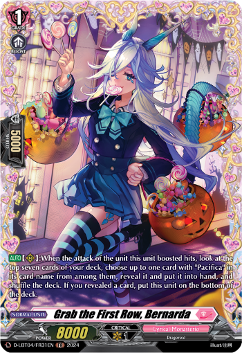 (FR31) Cardfight Vanguard Lyrical Monasterio: Trick or Trick! Single: Grab the First Row, Bernarda [D-Format] (V.2 - Frame Rare)  Frame Rare