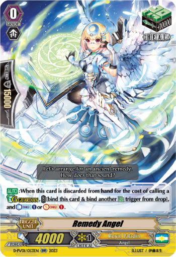 (053) Cardfight Vanguard History Collection Single: Remedy Angel [P-Format]  Double Rare