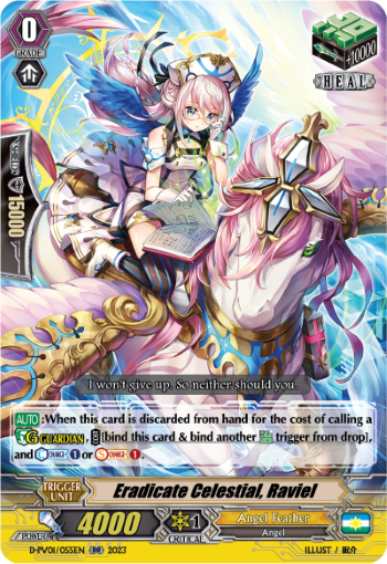 (055) Cardfight Vanguard History Collection Single: Eradicate Celestial, Raviel [P-Format]  Double Rare