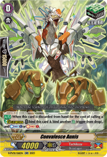 (061) Cardfight Vanguard History Collection Single: Convalesce Aunis [P-Format]  Double Rare