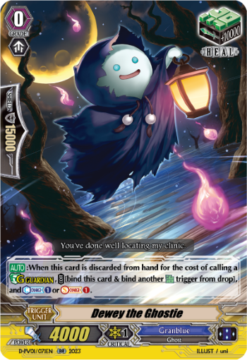 (071) Cardfight Vanguard History Collection Single: Dewey the Ghostie [P-Format]  Double Rare
