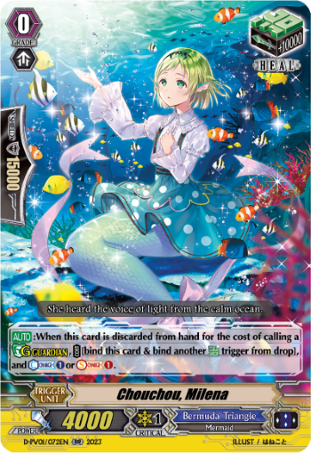 (072) Cardfight Vanguard History Collection Single: Chouchou, Milena [P-Format]  Double Rare