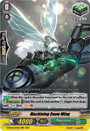 (074) Cardfight Vanguard History Collection Single: Machining Snow Wing [P-Format]  Double Rare