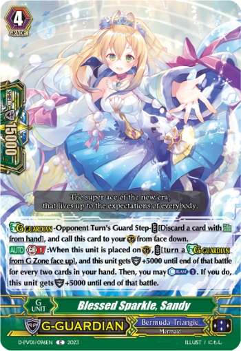 (096) Cardfight Vanguard History Collection Single: Blessed Sparkle, Sandy [P-Format]  Common