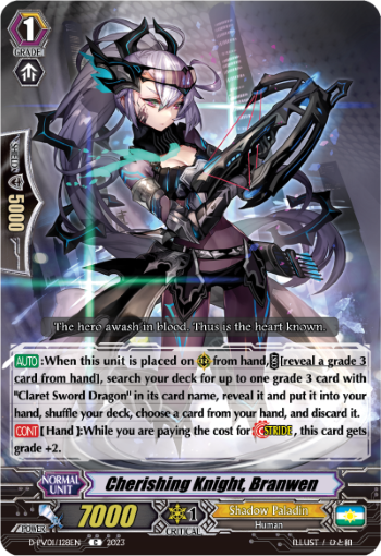 (128) Cardfight Vanguard History Collection Single: Cherishing Knight, Branwen [P-Format]  Common