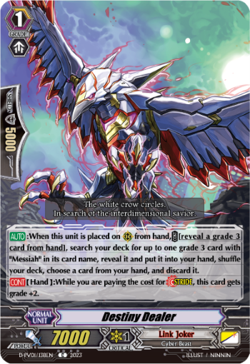 (138) Cardfight Vanguard History Collection Single: Destiny Dealer [P-Format]  Common