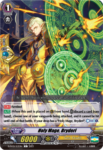 (153) Cardfight Vanguard History Collection Single: Holy Mage, Bryderi [P-Format]  Common