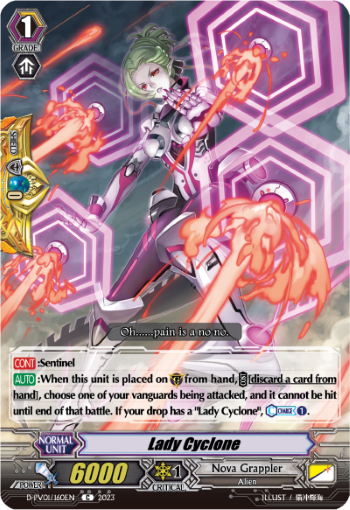 (160) Cardfight Vanguard History Collection Single: Lady Cyclone [P-Format]  Common