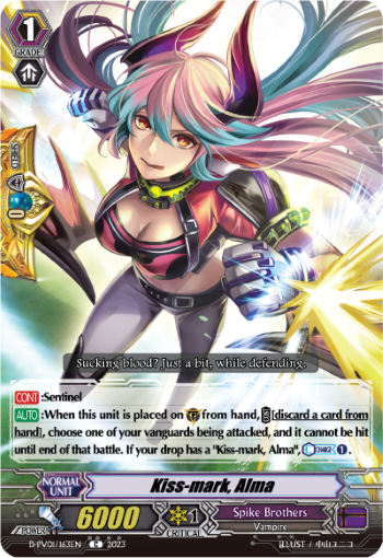 (163) Cardfight Vanguard History Collection Single: Kiss-mark, Alma [P-Format]  Common