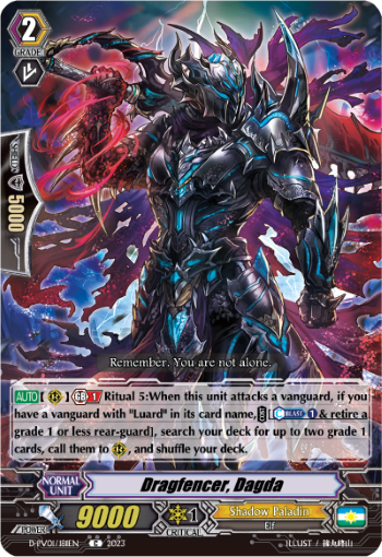 (181) Cardfight Vanguard History Collection Single: Dragfencer, Dagda [P-Format]  Common