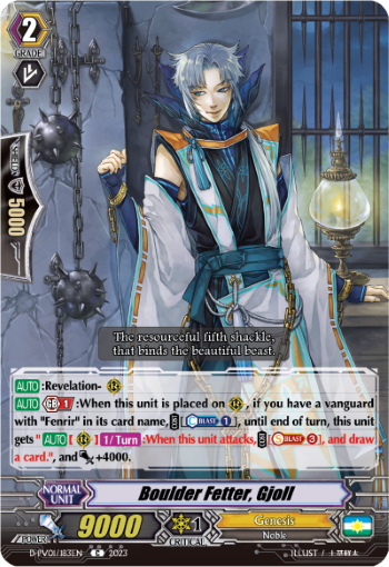 (183) Cardfight Vanguard History Collection Single: Boulder Fetter, Gjoll [P-Format]  Common